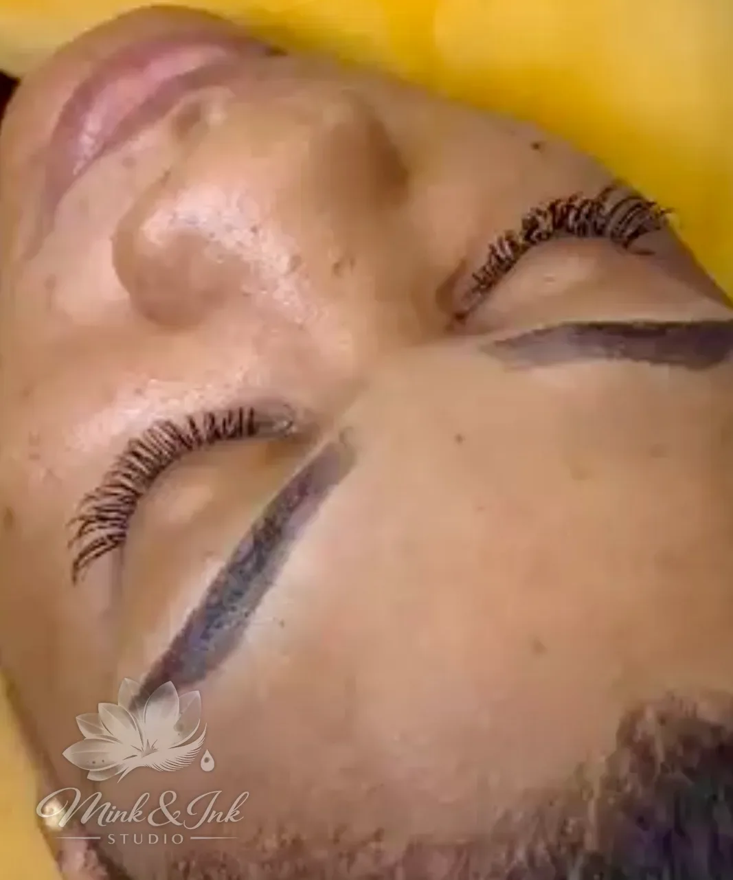 Lashes work: hybrid set